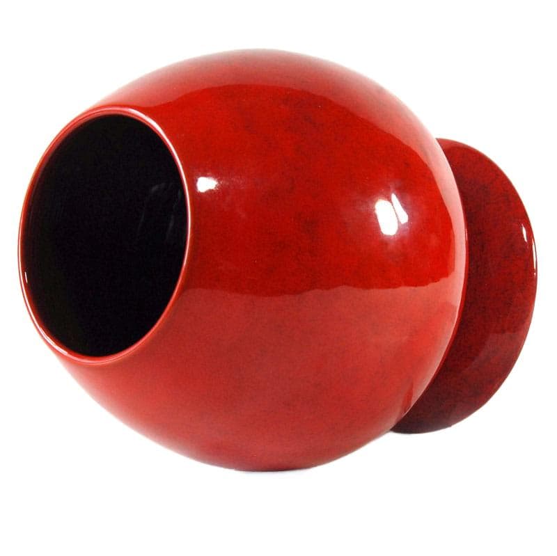 Vibrant Red Ceramic Vase, Italy, 1960s - 4999