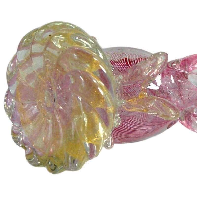 Różowy szklany ptak, Murano, Włochy, lata 60. - 4997