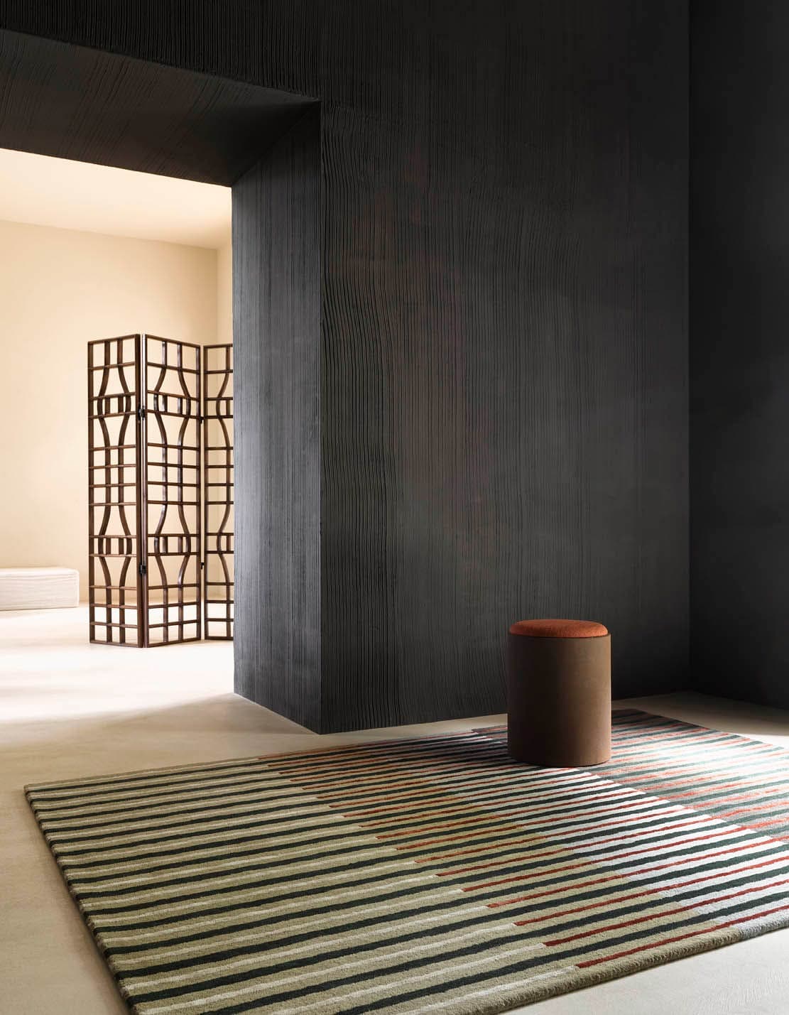 Dywan Decor Proof, beżowy, brązowy, 200x280 cm, wełna, Brink & Campman - 55577