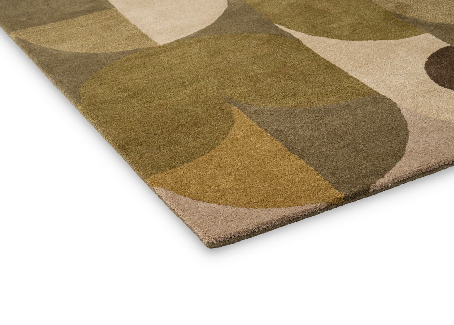 Rug, Decor Cosmo Greens, green, wool, viscose, Brink & Campman 140x200 cm - 55526