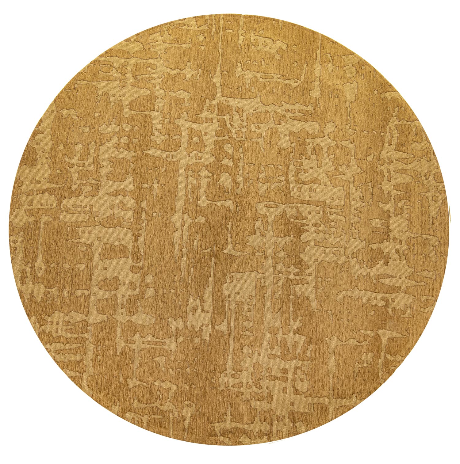 Dywan okrągły, Baobab Madagaskar Gold Round, złoty, Louis De Poortere 240x240 cm