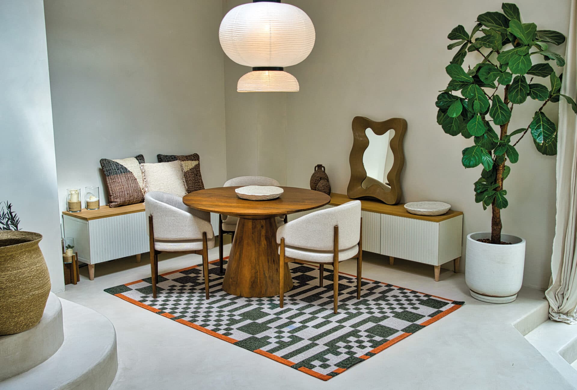 Rug Chess Deep Green 140x200 cm, green, Louis De Poortere - 148069