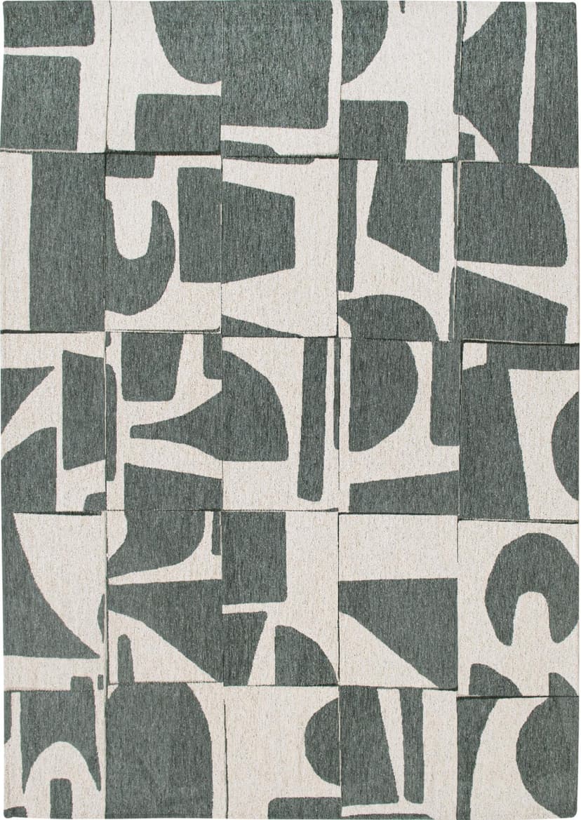 Dywan Papercut Sea Spray 80x150 cm beżowy, zielony, Louis De Poortere