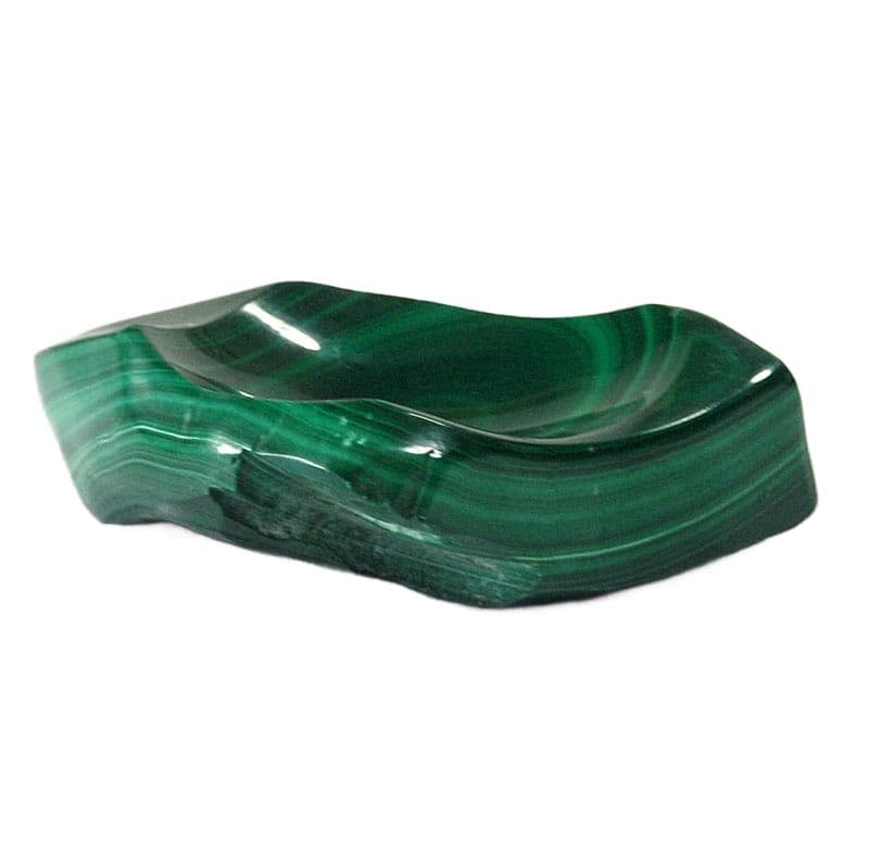 Green Malachite Dish, Mid-century Modern, 1970s - 5015