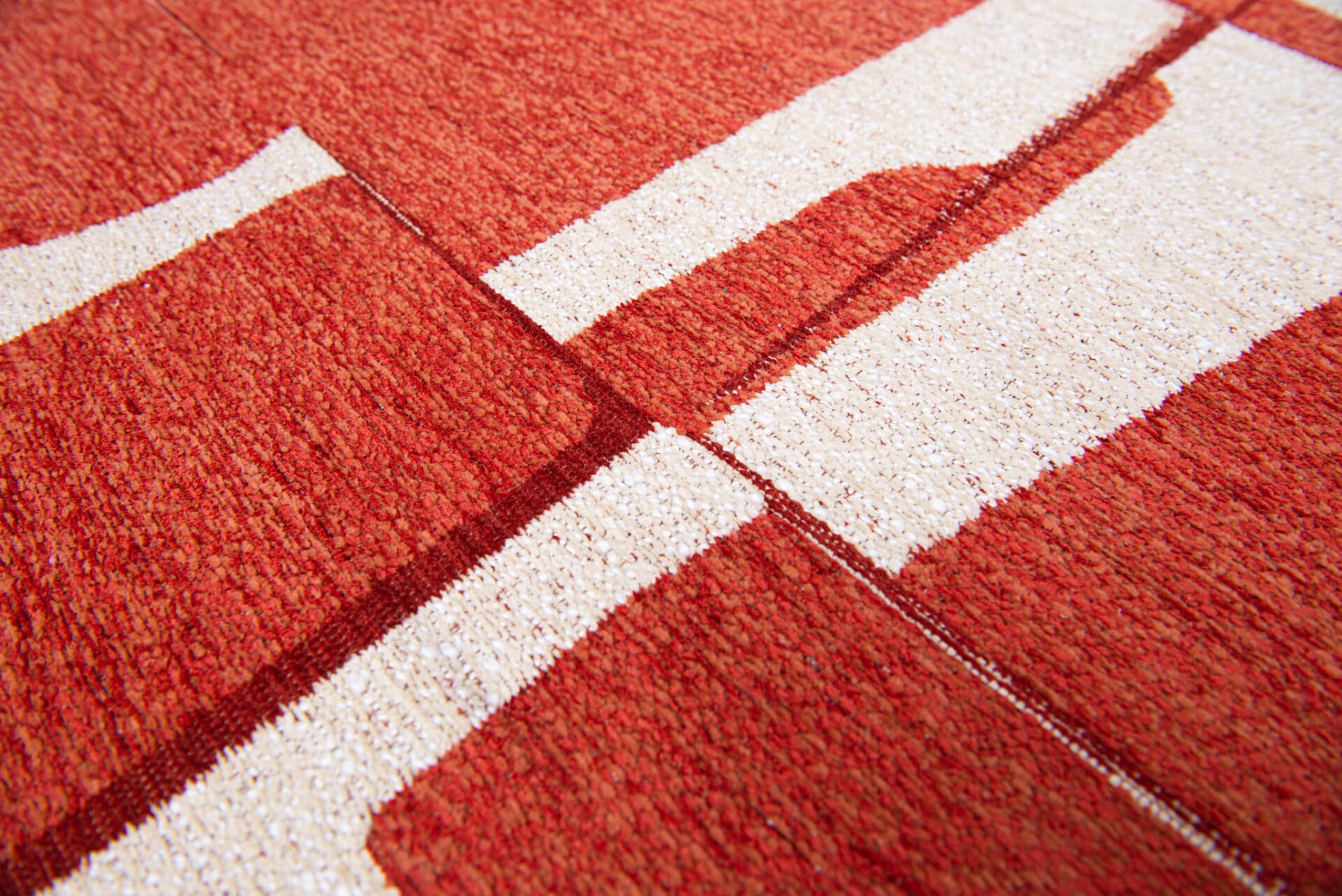 Rug Papercut Rust 9364, red, 80x150 cm, Louis De Poortere - 147856