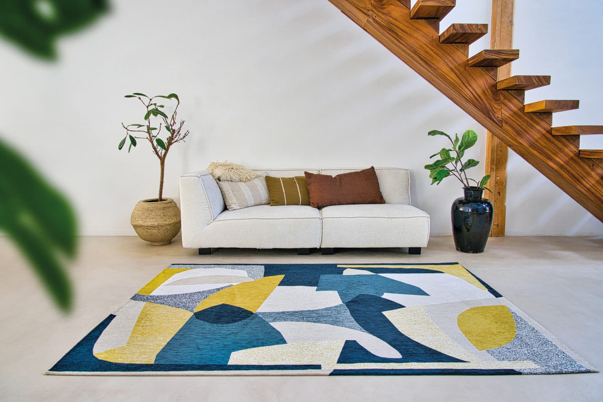Rug Shapes Duck Song 140x200 cm multicolor, Louis De Poortere - 147667