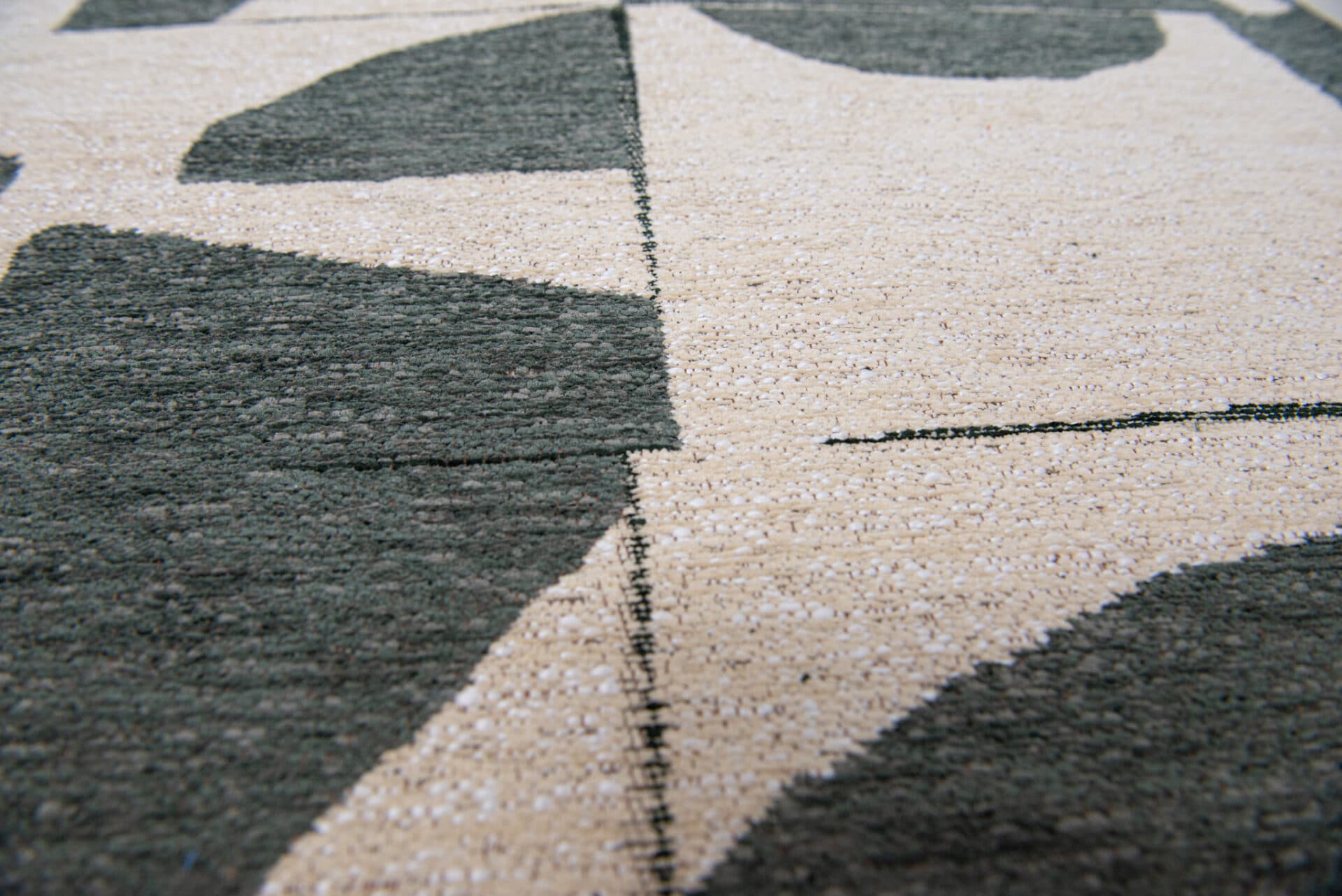 Round rug PAPERCUT SEA SPRAY ROUND 240x240 cm green, Louis De Poortere - 55026