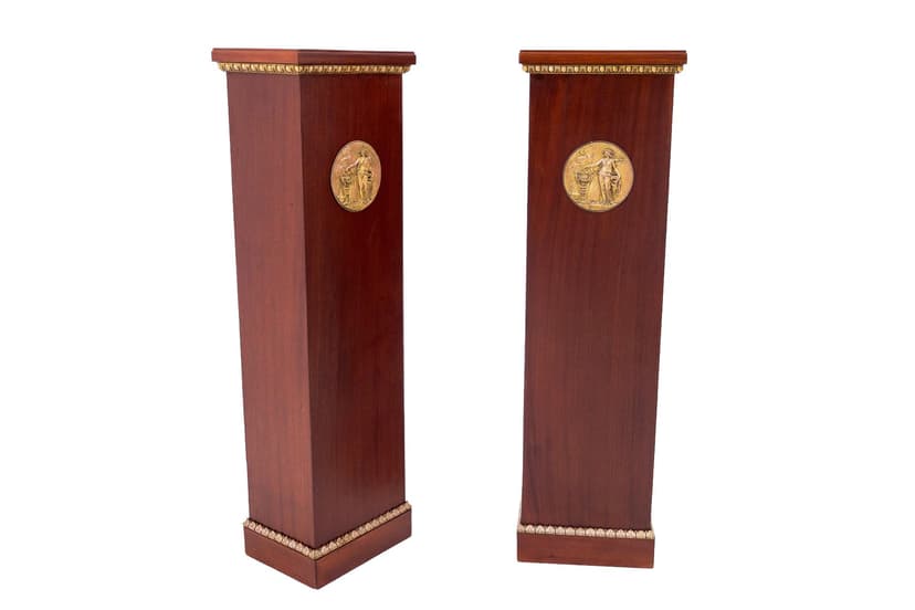 Mahoniowe kolumny empire, Francja, lata 80. XIX wieku