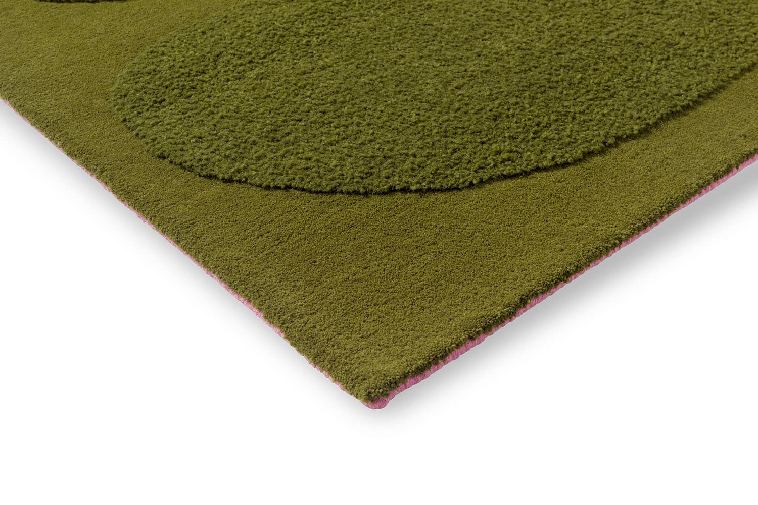 Rug Solid Stem Fern 250x350 cm, green, wool, Orla Kiely - 54748