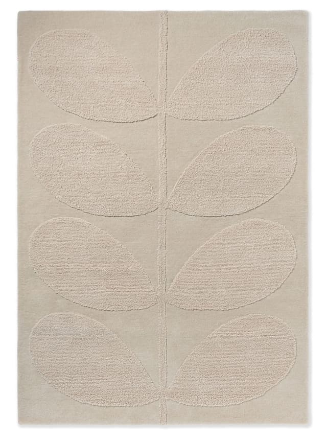 Rug Solid Stem Ecru 250x350 cm, beige, wool, Orla Kiely - DIMENSION