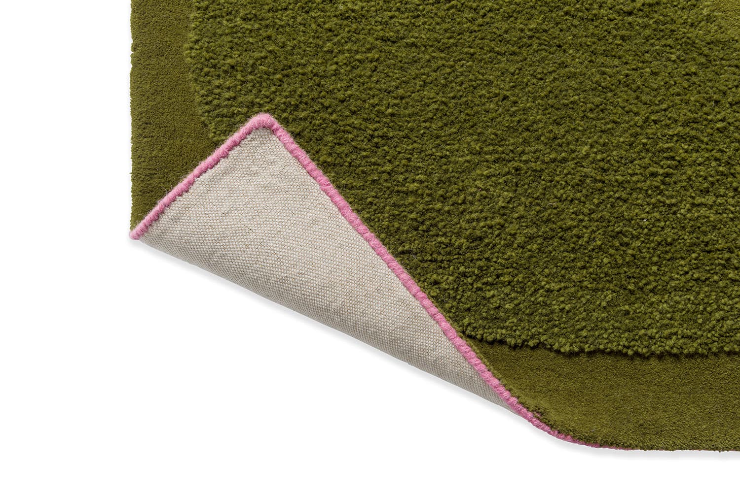 Rug, Solid Stem Fern, olive, wool, Orla Kiely, 120x180 cm - 54705