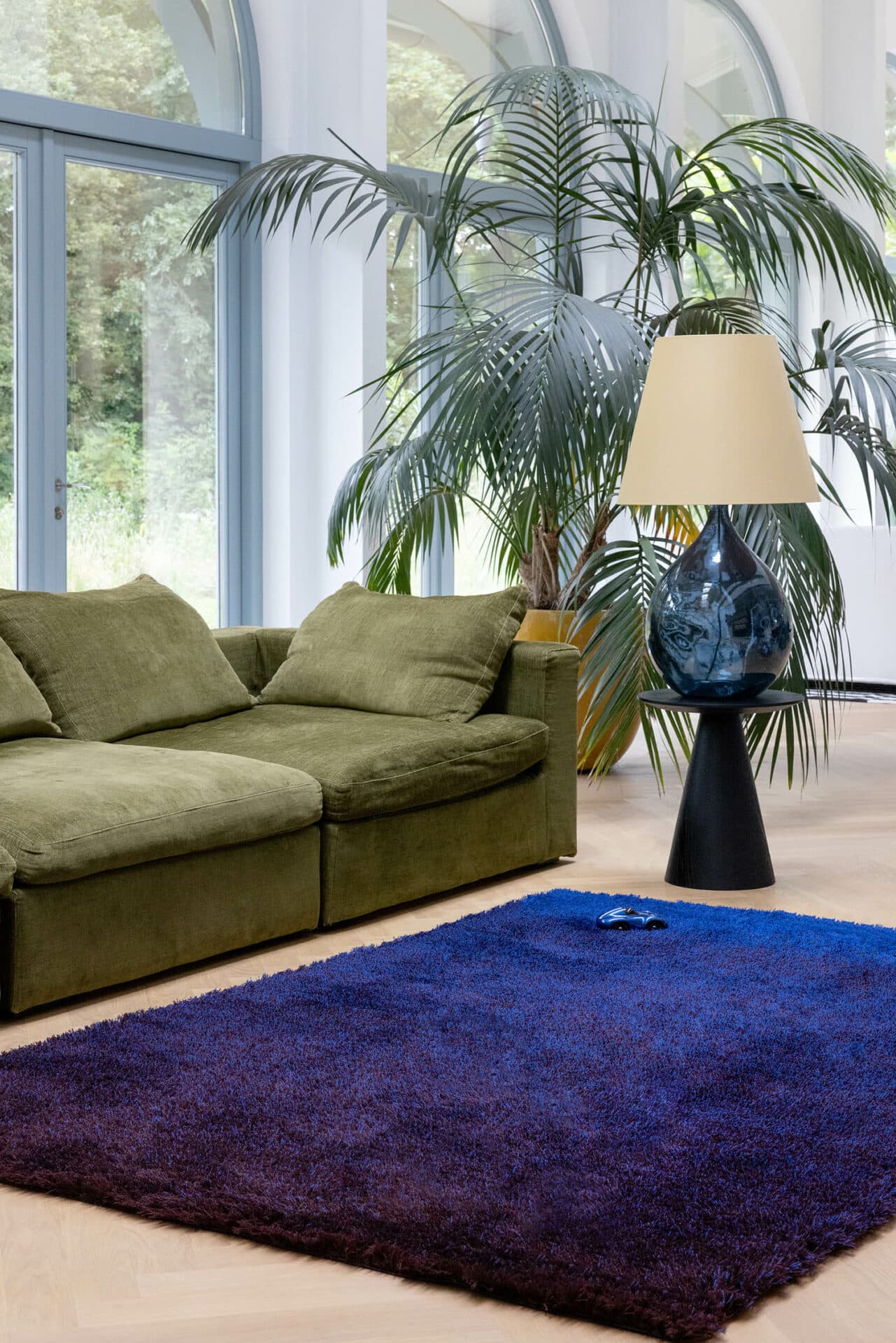 Dywan Shaggy, 250x350 cm, niebieski, Brink & Campman, Holandia, lata 2000. - 157650