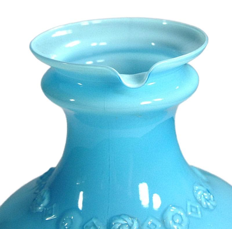 Blue Glass Pitcher, Empoli, Italy, 1960s - 5112