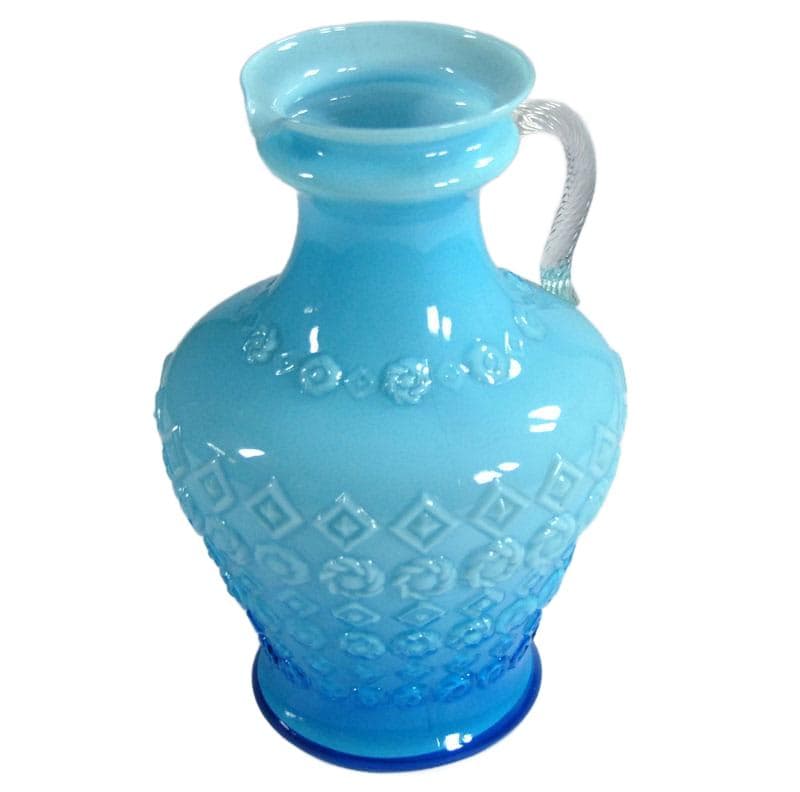 Blue Glass Pitcher, Empoli, Italy, 1960s - 5110