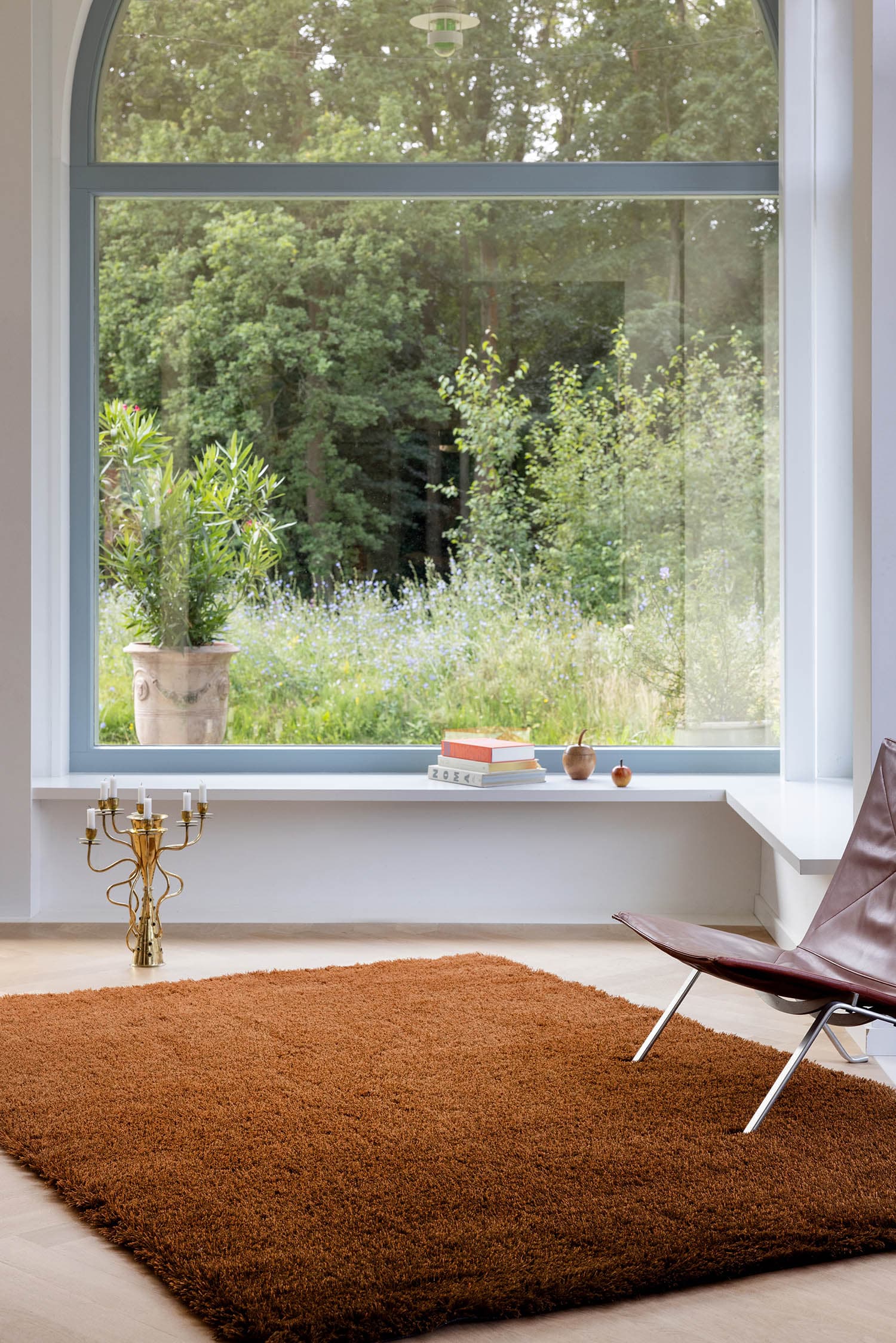 Shade High Rug 250x350 cm wool orange shaggy, Brink & Campman - 157594