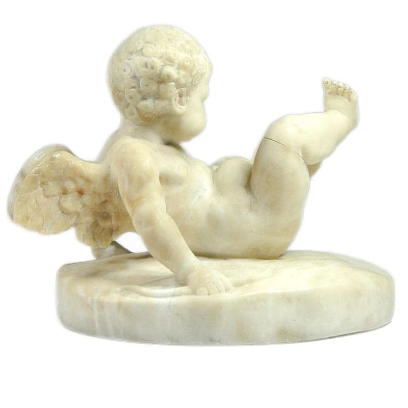 Alabastrowy cherubin, Włochy, przełom XIX i XX wieku - 5085