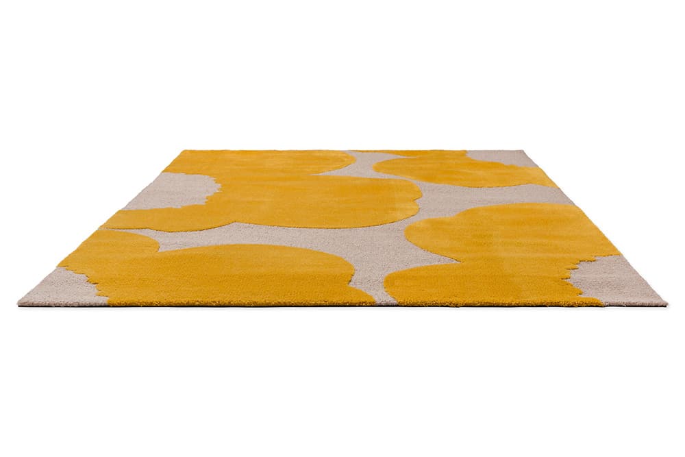 Dywan ISO UNIKKO YELLOW 250x350 cm, żółty, beżowy, wełna, Marimekko - 54335