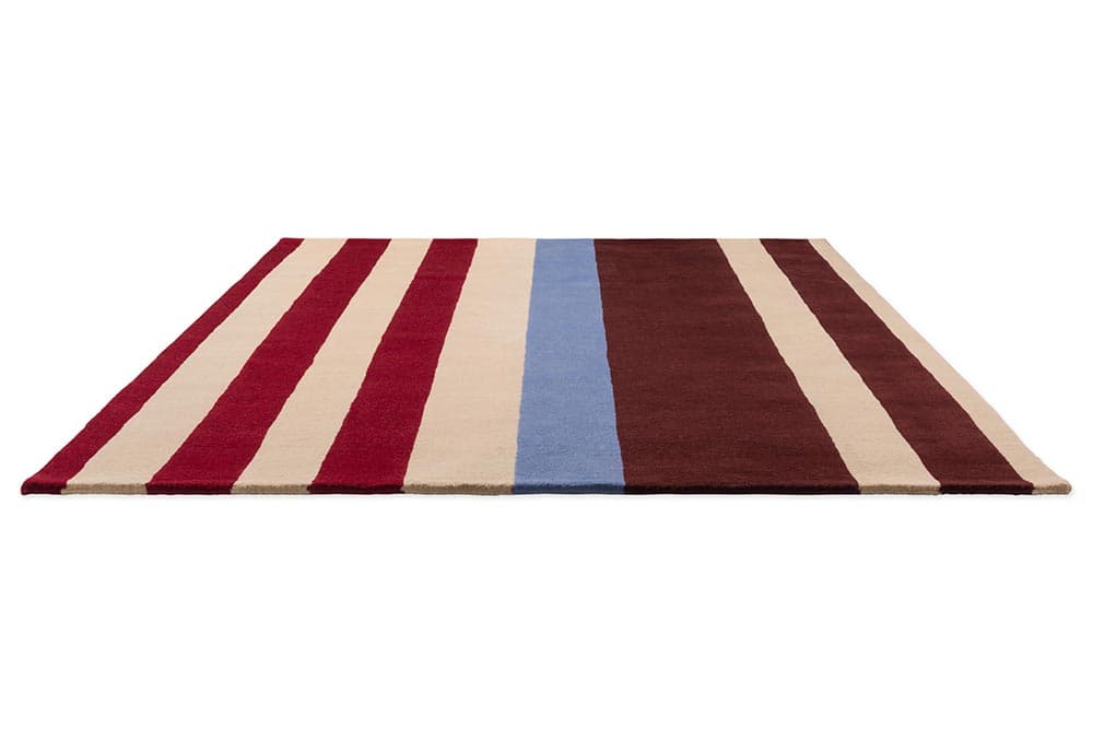 Rug Ralli Burnt Orange 170x240 cm, beige, maroon, blue, wool, Marimekko - 54107