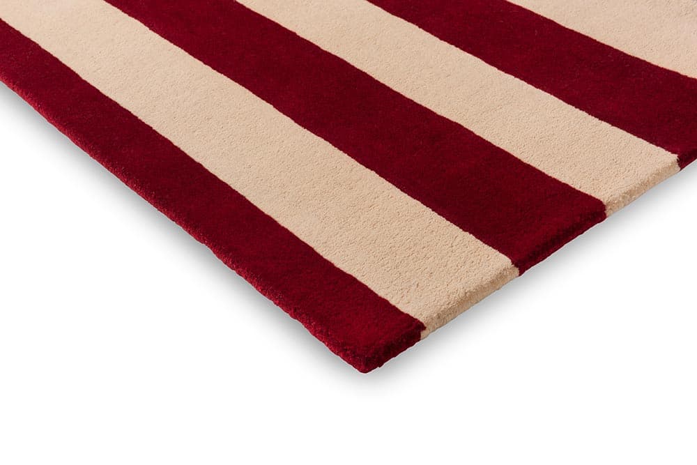 Rug Ralli Burnt Orange 170x240 cm, beige, maroon, blue, wool, Marimekko - 54106