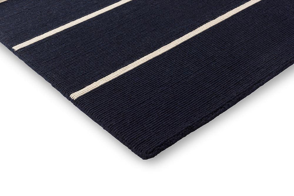 Rug TIIBET DEEP BLUE 200x280 cm navy blue, beige, wool, Marimekko - 54013