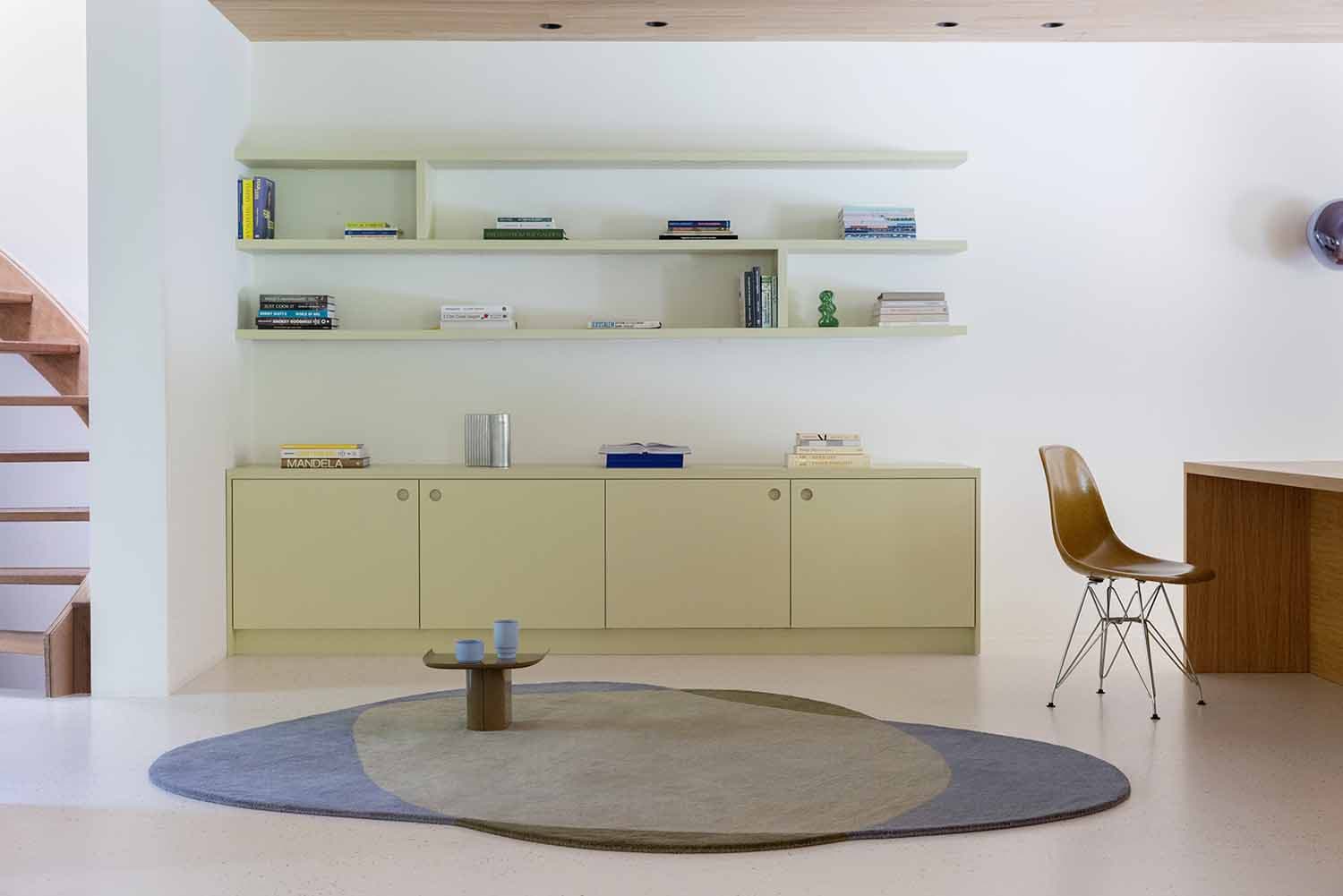 Rug Element Chad Grey-Green, grey, green, wool, 140x165 cm, Brink & Campman - 53807