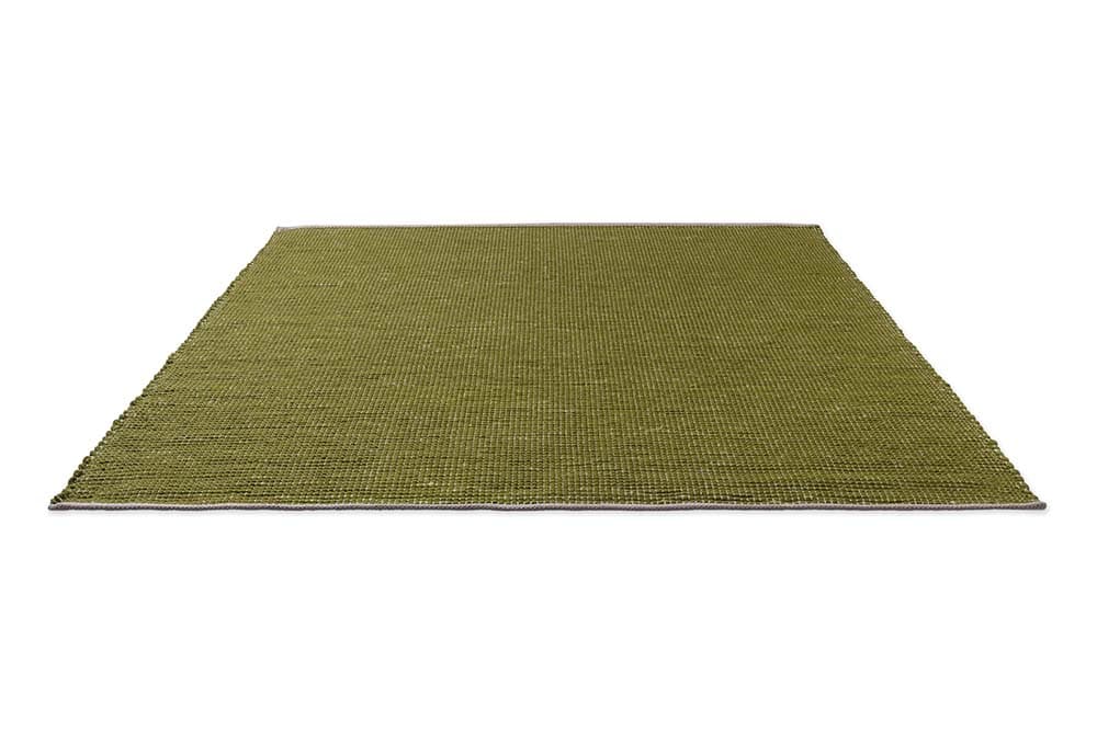 Rug Frame Leaf 140x200 cm olive, sisal, wool, Brink & Campman - 53715
