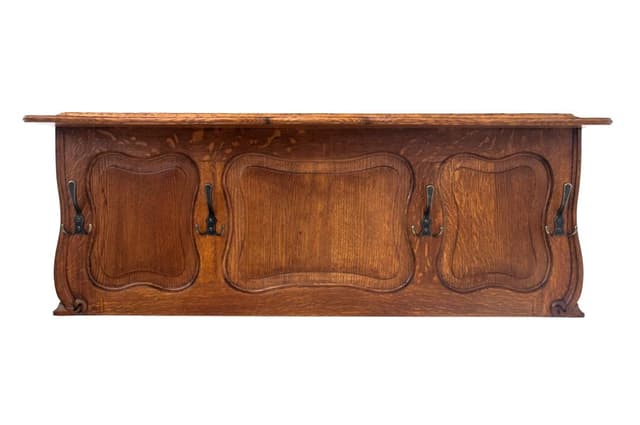 Dębowa garderoba, Francja, początek XX wieku - WYMIARY