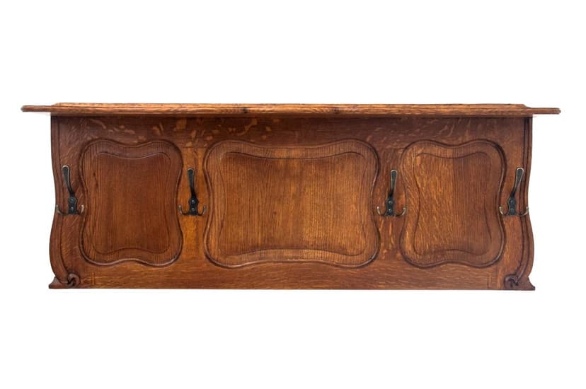 Dębowa garderoba, Francja, początek XX wieku