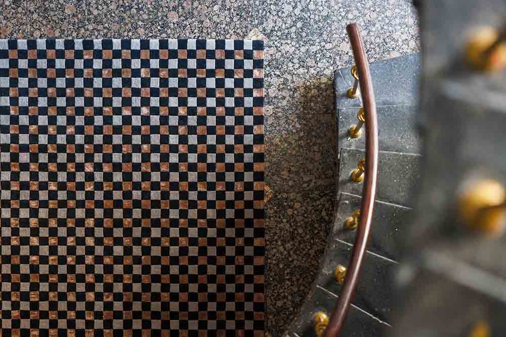 Rug Flicker Black Grey Brown 240x340 cm black, grey, brown, wool, viscose, Carpets & More - 53440