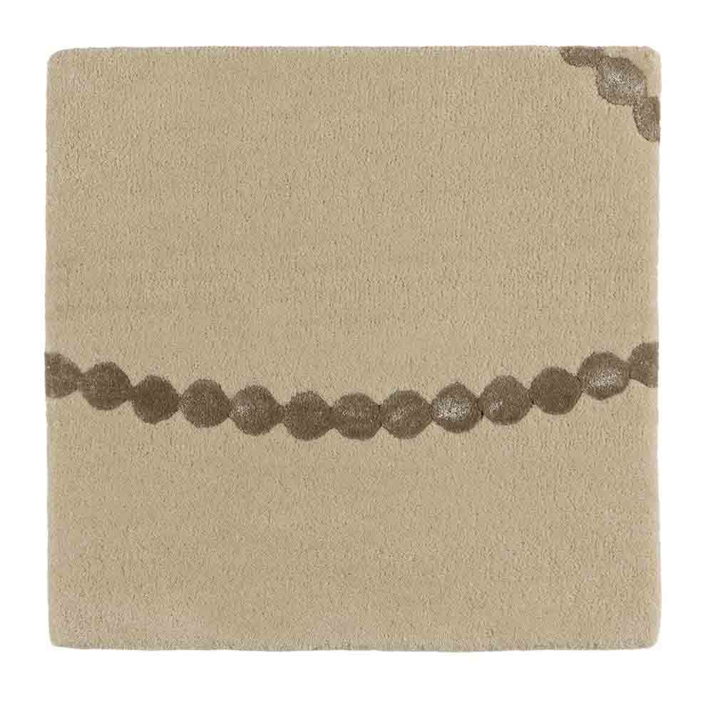 Dywan Luna Beige Light Brown 160x230 cm, proj. M. Fornal, beżowy, brązowy, wełna, wiskoza, Carpets & More - 53307