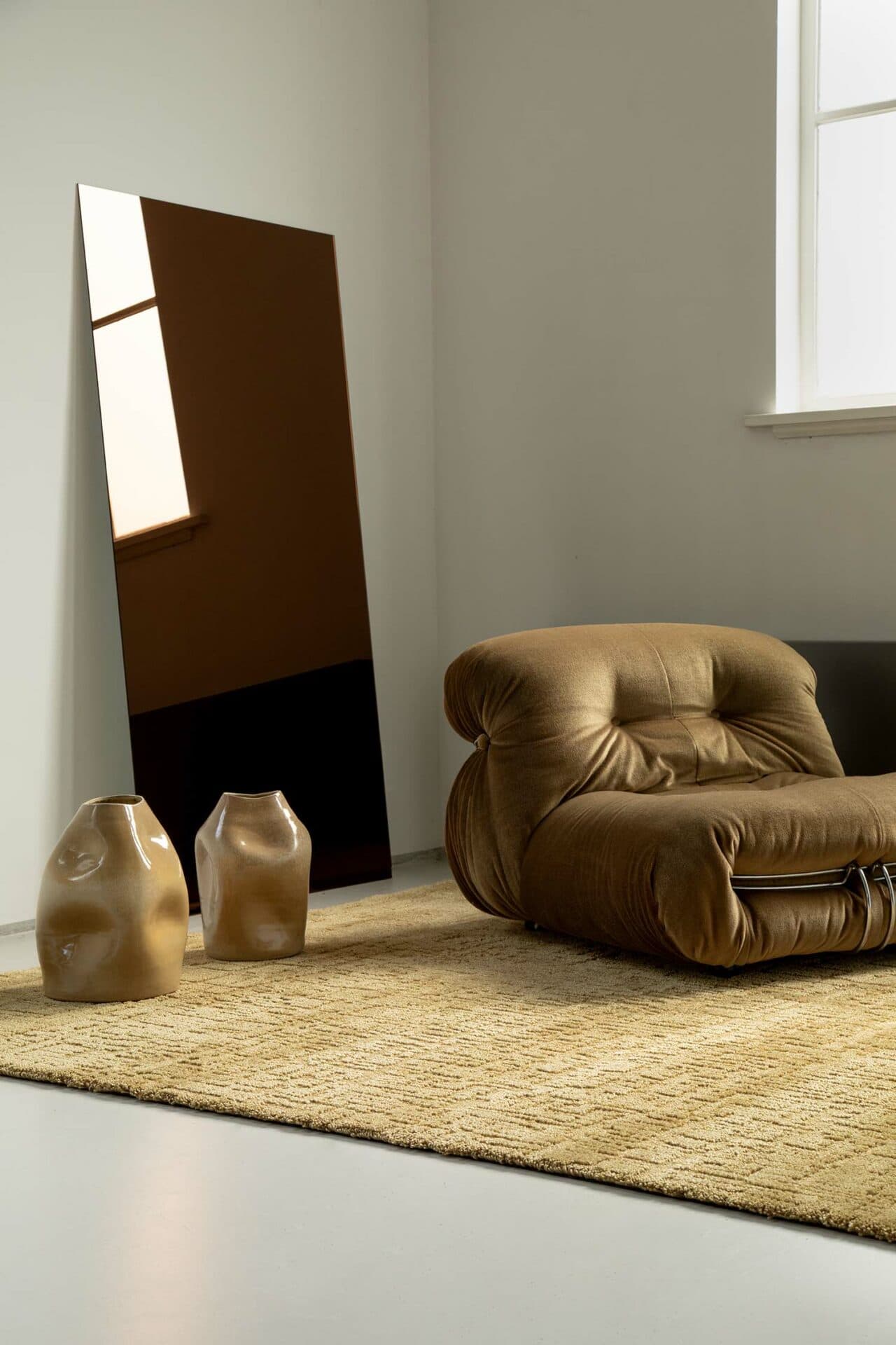 Dywan TWINSET URBAN ANTIQUE, złoty, tencel, wełna, 200x300 cm, Brink & Campman - 53212