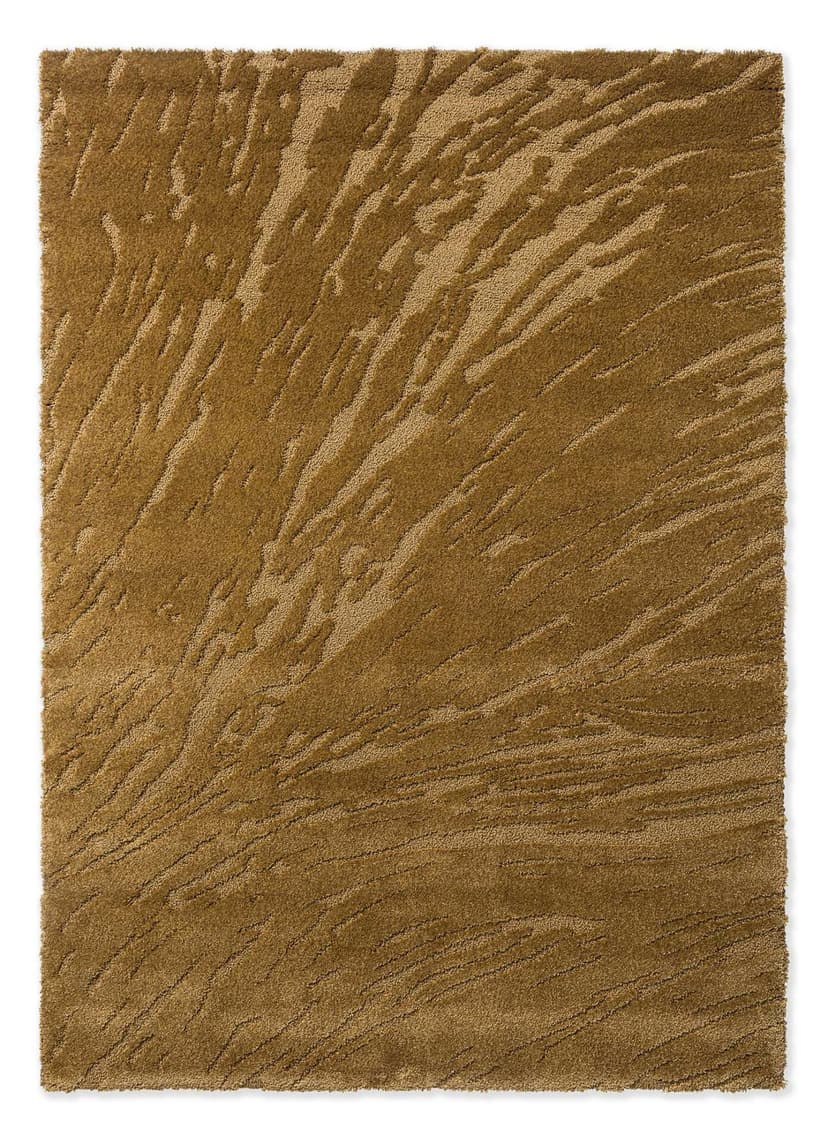 Dywan Twinset Shore Golden 140x200 cm brązowy, tencel, wełna, Brink & Campman