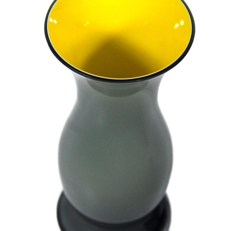 Szary wazon szklany, Salviati, Włochy, lata 90. - 5230