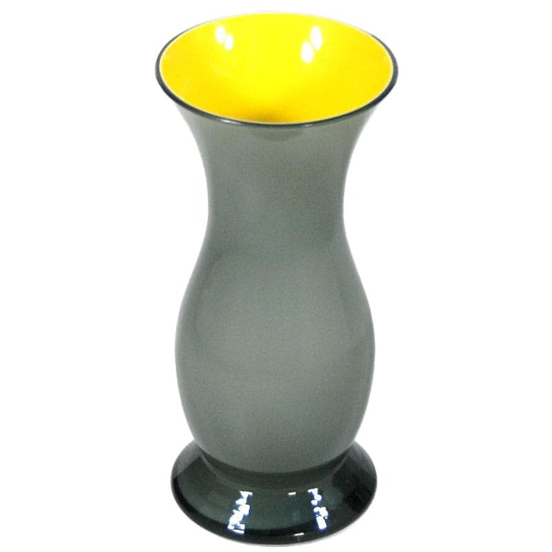 Szary wazon szklany, Salviati, Włochy, lata 90.