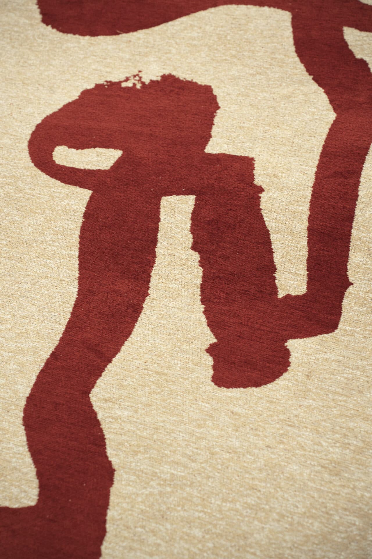 Rug Ribbon Red 280x390 cm beige, burgundy, Louis De Poortere - 56465