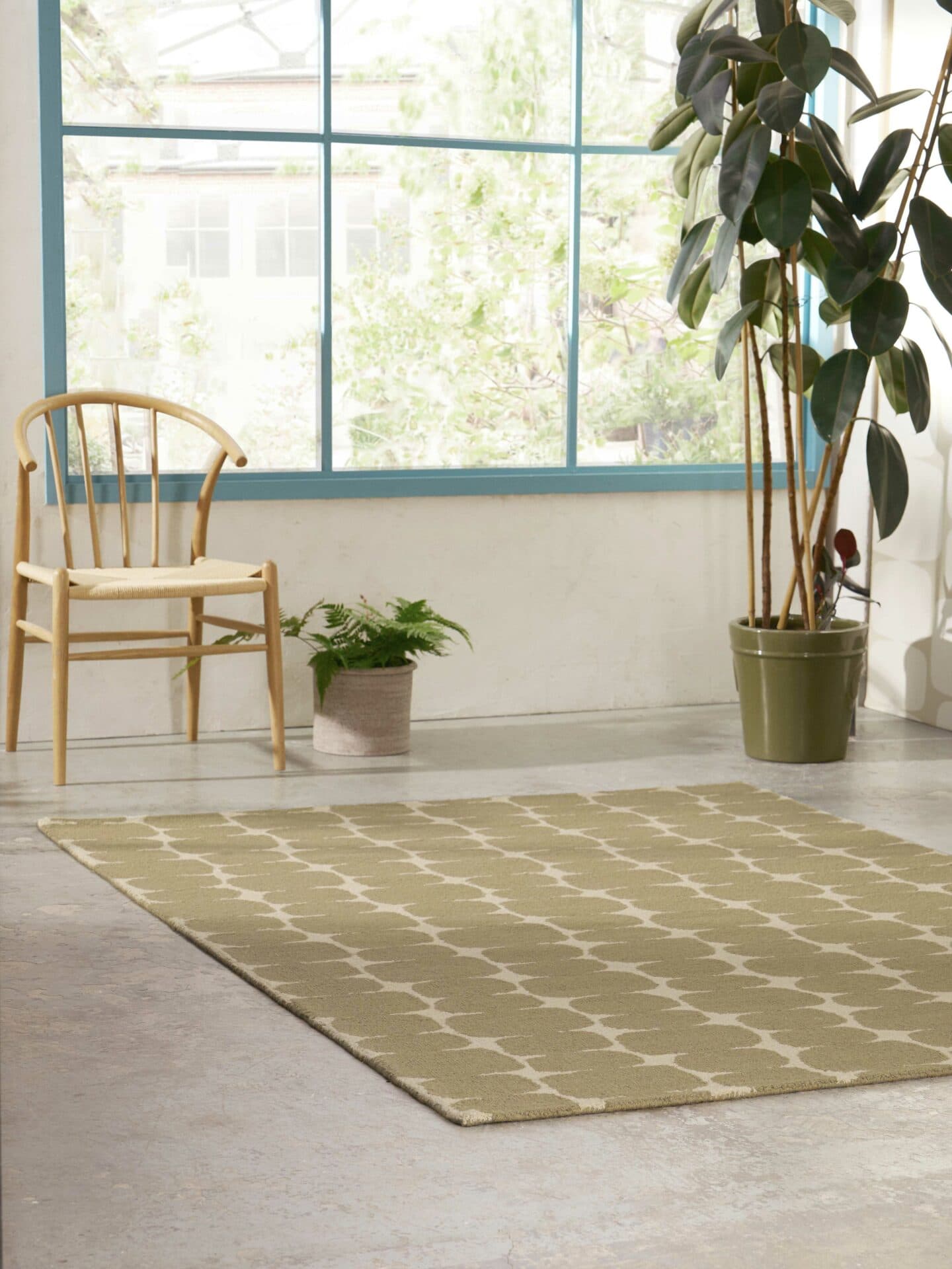 Dywan Little Lohko Pebble 160x230 cm, beżowy, wełna, Scion Living - 56125