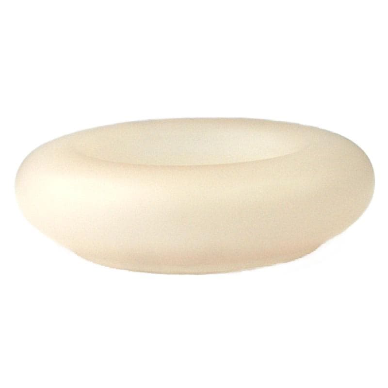 Beżowa patera z matowego szkła, Murano, Włochy, lata 80. - 5254