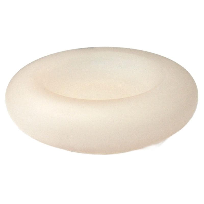 Beżowa patera z matowego szkła, Murano, Włochy, lata 80. - 5252