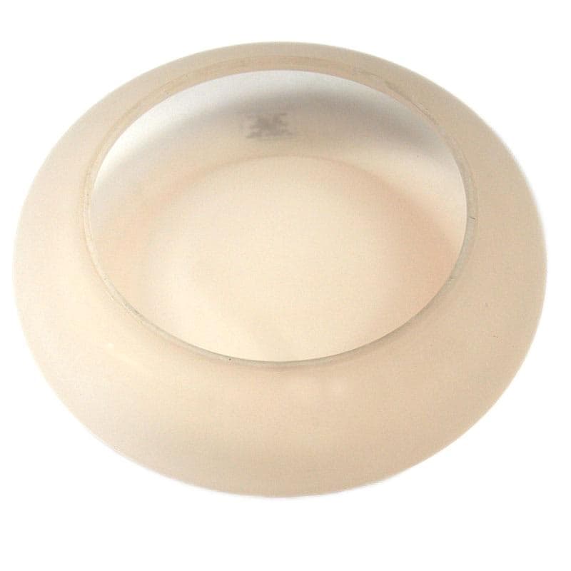 Beżowa patera z matowego szkła, Murano, Włochy, lata 80. - 5255