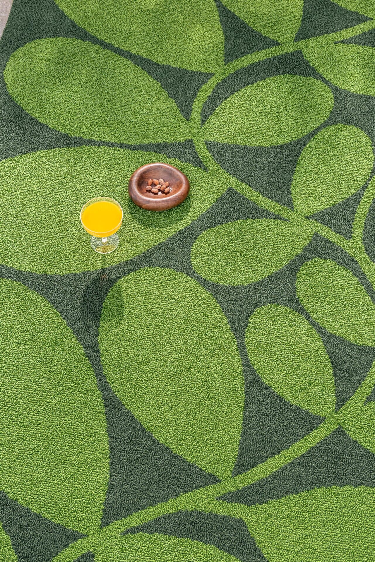 Outdoor rug Sycamore Dill 160x230 cm, green, Orla Kiely - 57288