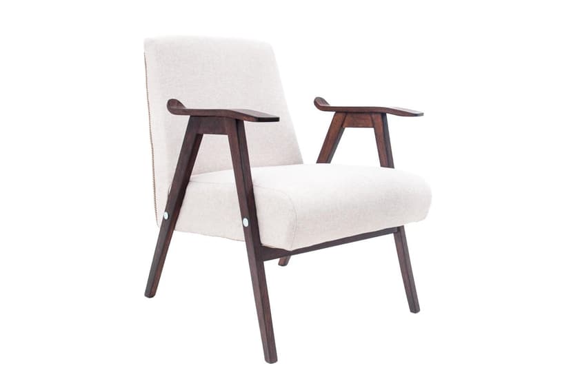 Beżowy fotel, Polska, lata 60.