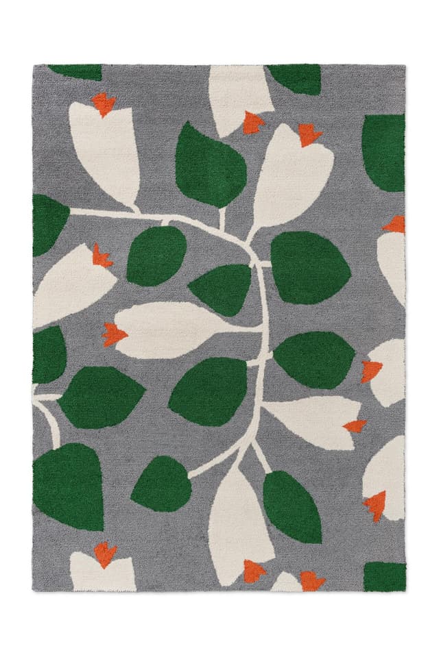 Dywan Rosehip Blue 200x280 cm szary, zielony, Scion Living - WYMIARY