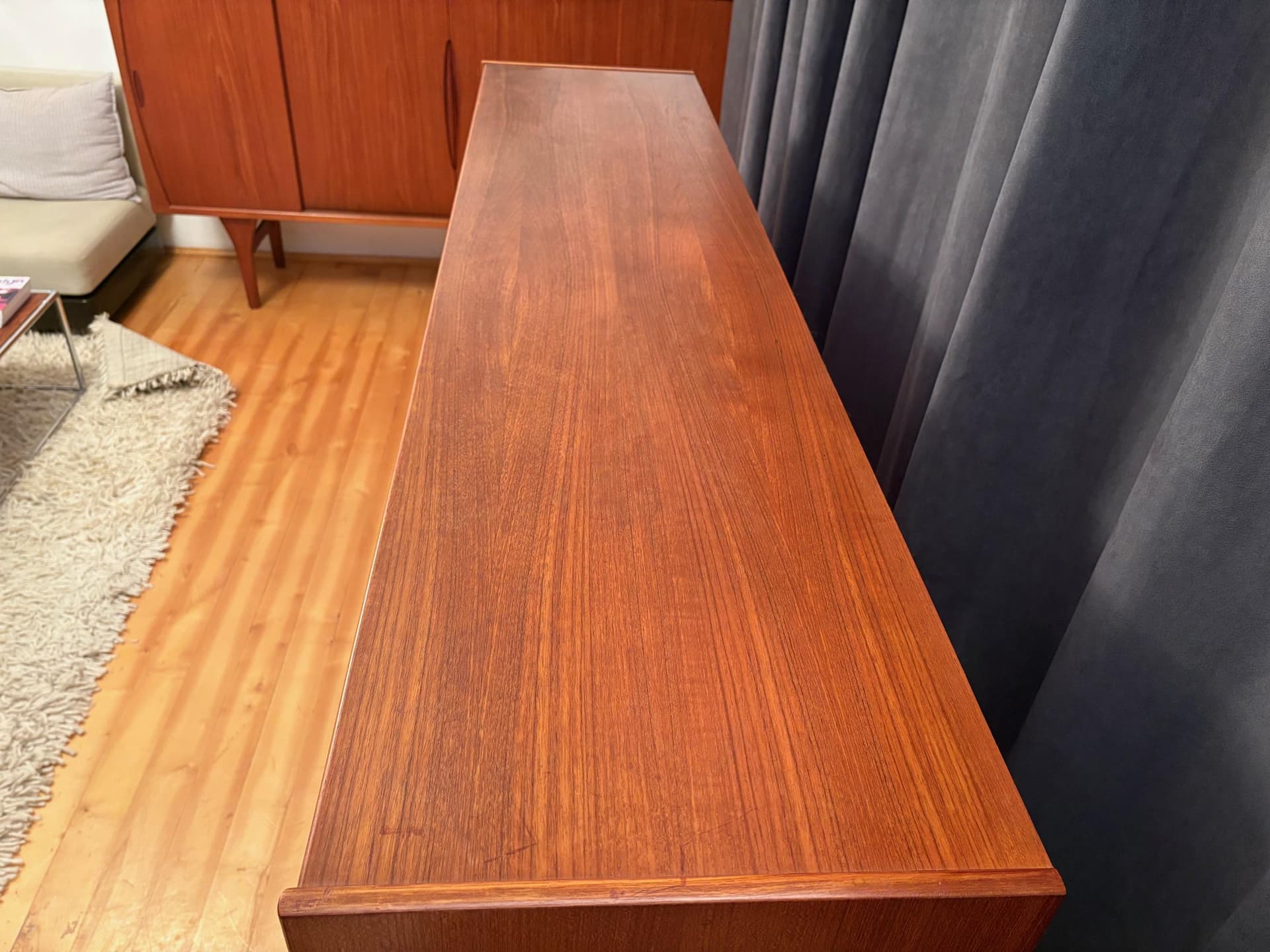 Komoda, brązowy, teak, Dania, lata 60. - 79769