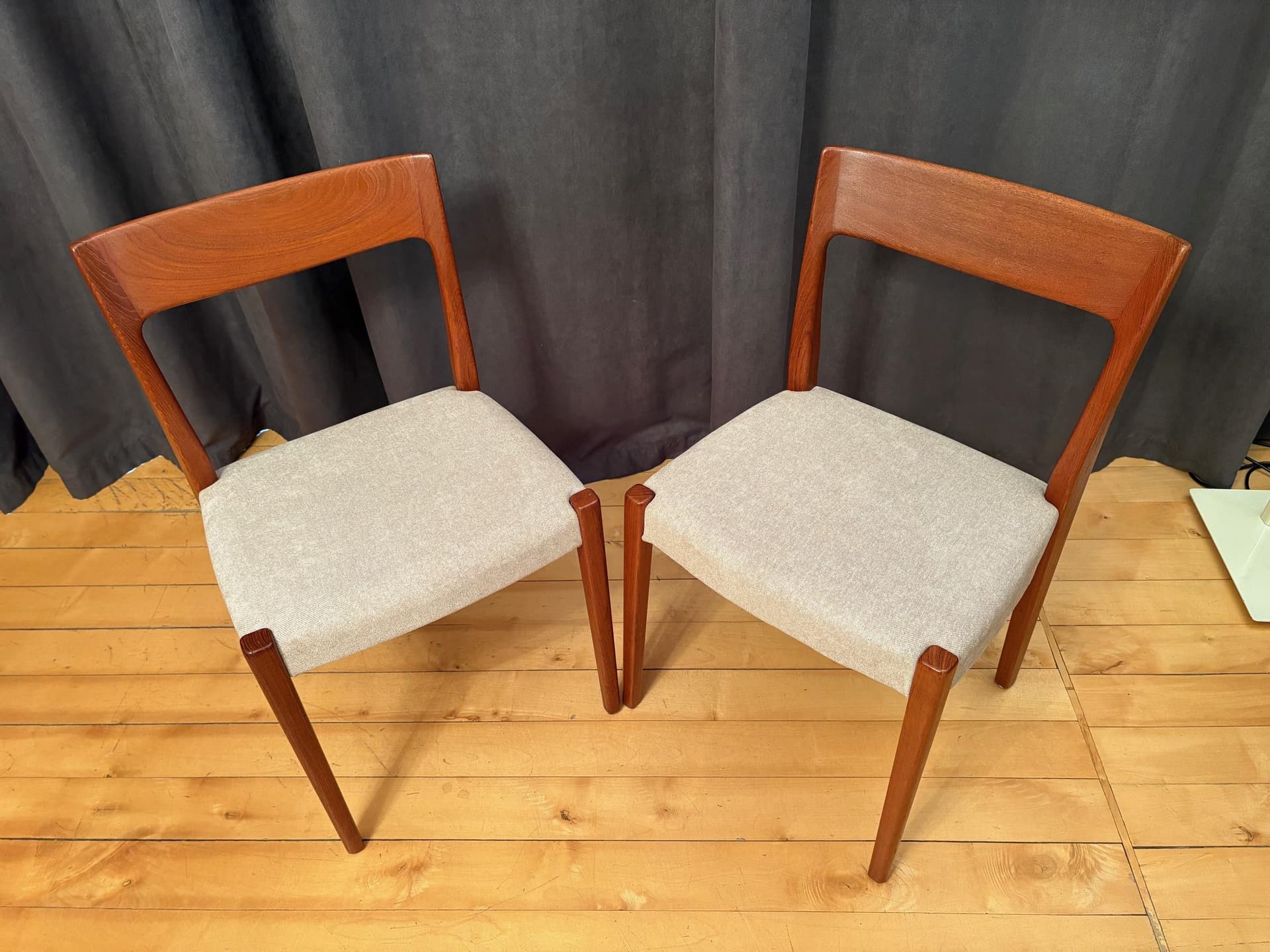 Para krzeseł, teak, Svegards Markaryd, Szwecja, lata 60. - 79755