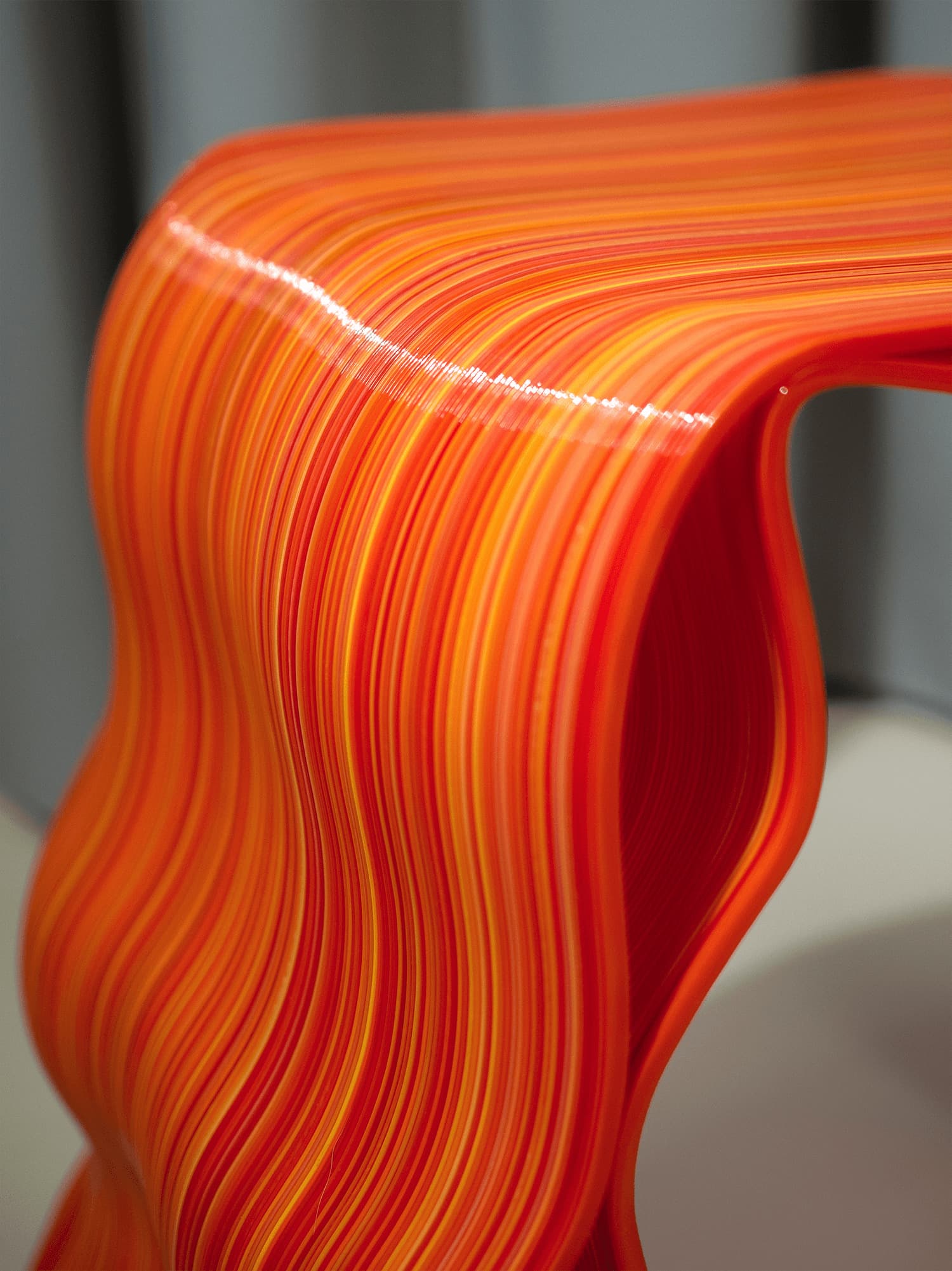 Stołek, STOUEK, pomarańczowy, proj. K. Luteracki, Bluba Studio - 58441