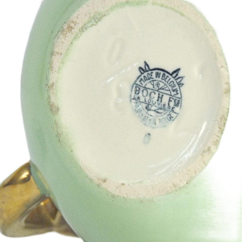 Kobaltowy dzbanek ceramiczny, proj. R. Chevalier dla Boch Freres, Belgia, lata 30. - 5330