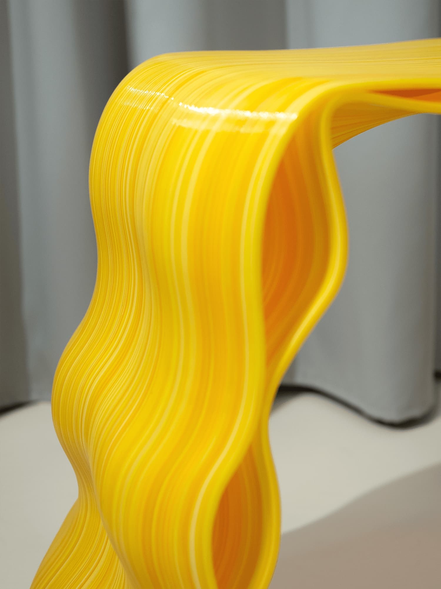 Stołek, STOUEK, żółty, proj. K. Luteracki, Bluba Studio - 58482