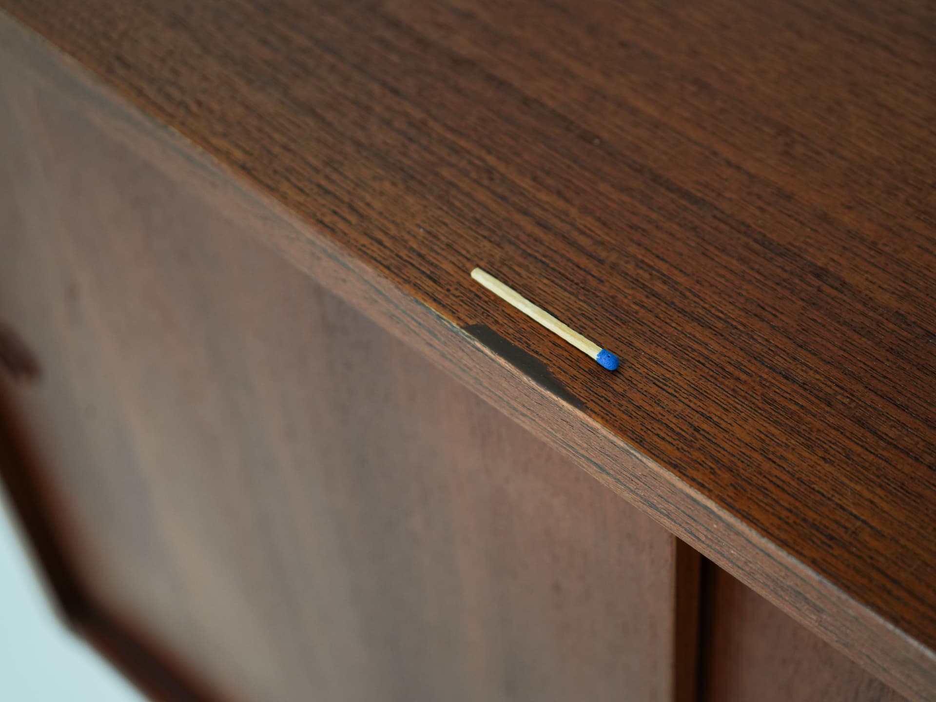 Wall System Shelving Unit, dark brown teak, Denmark, 1960s. - 58710