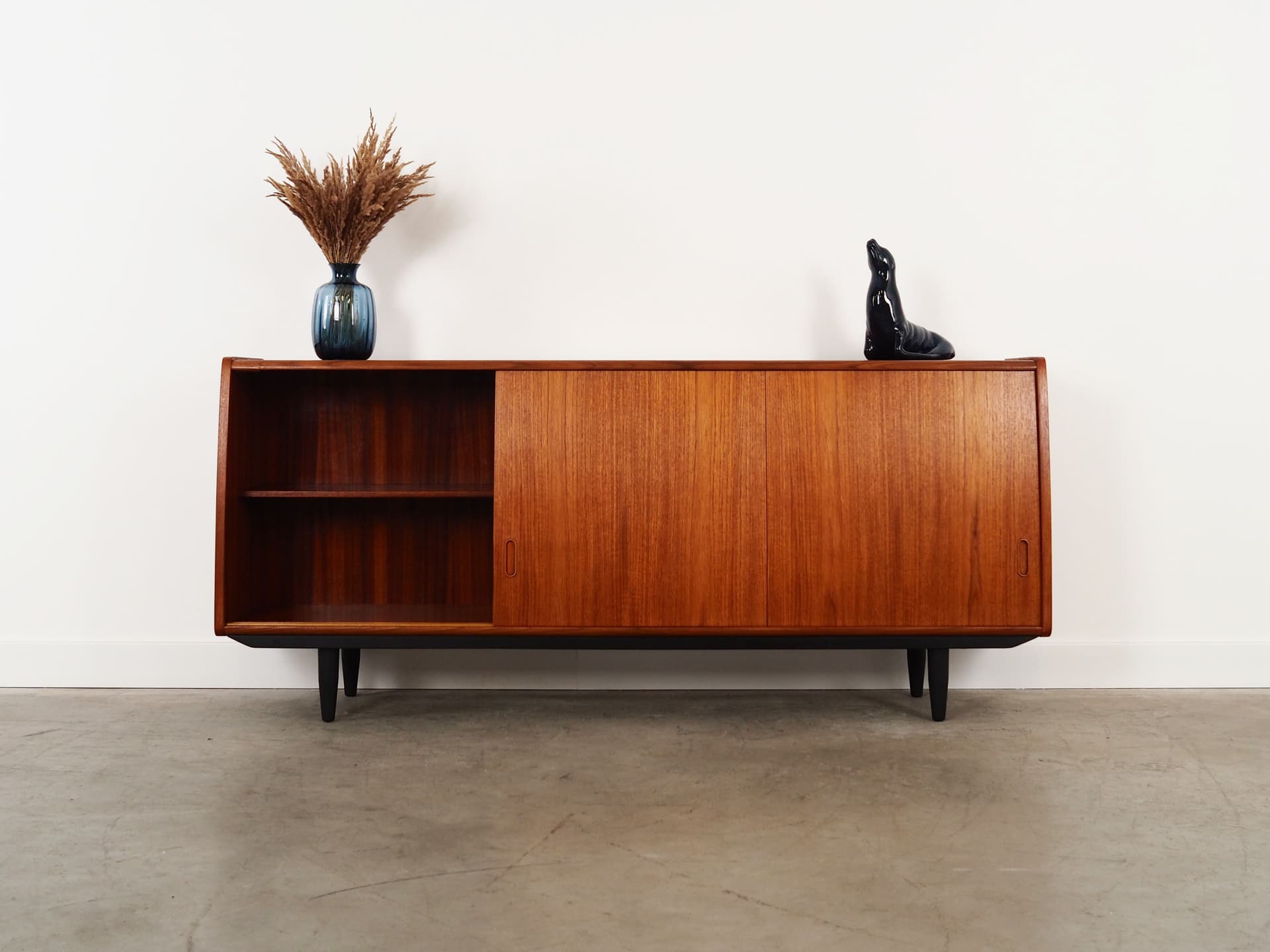 Sideboard, teak brązowy, Dania, lata 70. - 59076