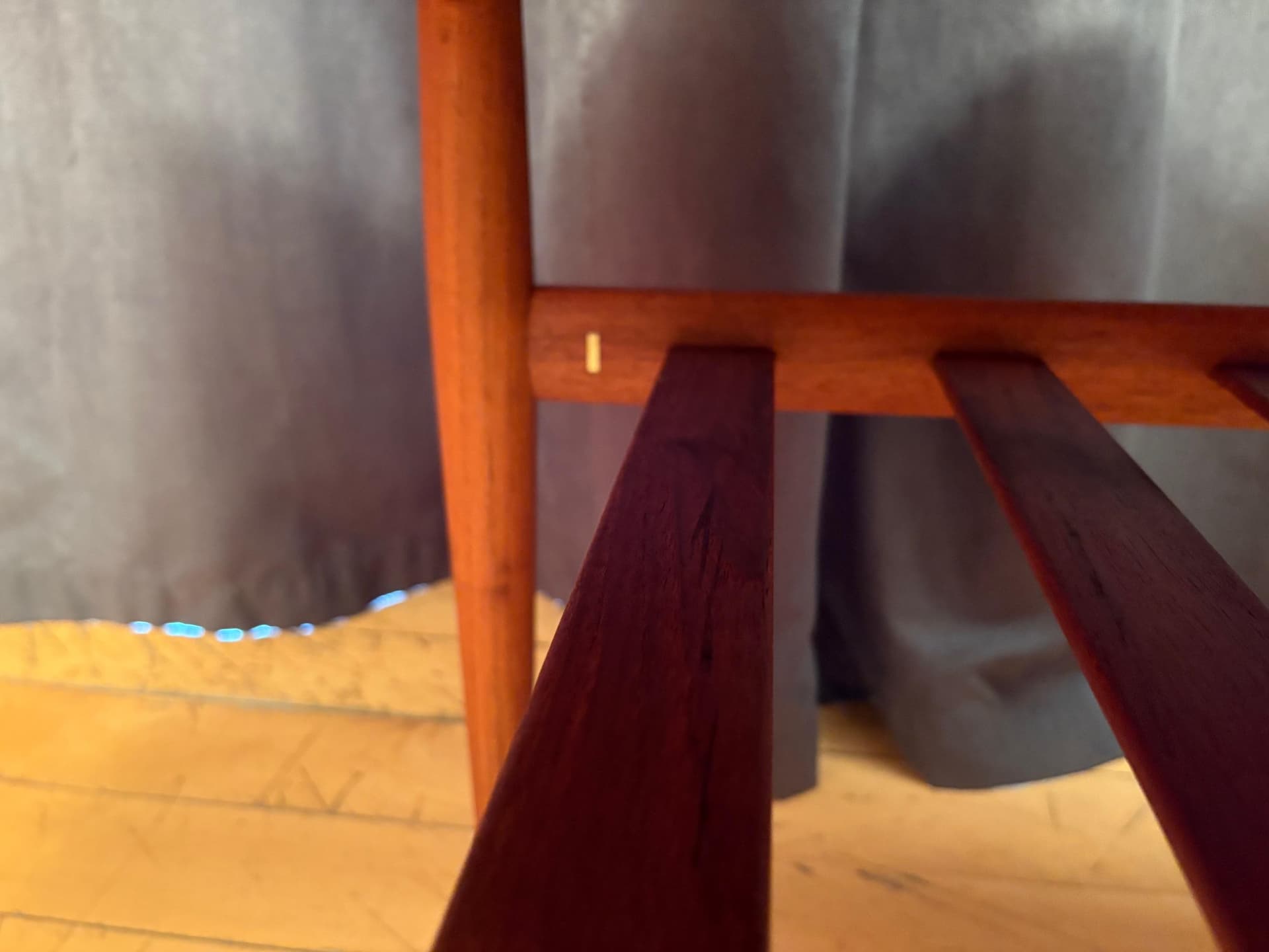 Coffee table, brown teak, by G. Jalk, Glostrup Møbelfabrik, Denmark, 1960s. - 79681